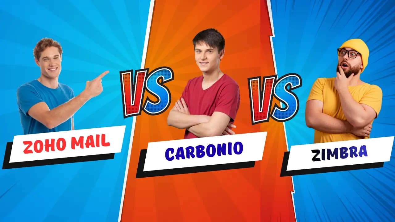 Zoho Mail vs Carbonio vs Zimbra: A Business Email Comparison