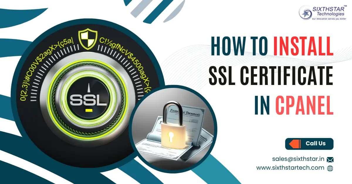 How to install ssl certificate in cpanel